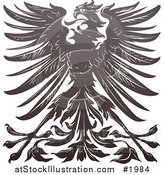 Vector Illustration of an Imperial Eagle Design by AtStockIllustration