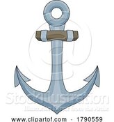 Vector Illustration of Anchor Ship Boat Nautical Illustration by AtStockIllustration