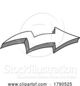 Vector Illustration of Arrow Sign Icon Direction Symbol Design Element by AtStockIllustration