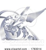 Vector Illustration of Background 3D Hi Tech Technology Concept by AtStockIllustration