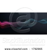 Vector Illustration of Background Abstract Lines Waves Pattern Design by AtStockIllustration