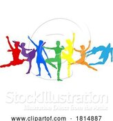 Vector Illustration of Ballet Dancer Silhouette Dancers Poses Silhouettes by AtStockIllustration