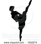 Vector Illustration of Ballet Dancer Silhouette Set by AtStockIllustration