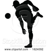 Vector Illustration of Baseball Player Silhouette by AtStockIllustration