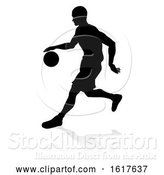 Vector Illustration of Basketballl Player Silhouette by AtStockIllustration