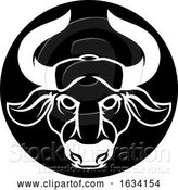 Vector Illustration of Bull Taurus Zodiac Sign by AtStockIllustration