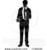 Vector Illustration of Business People Guy Silhouette Business Man by AtStockIllustration