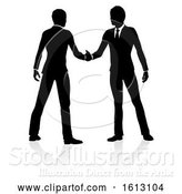 Vector Illustration of Business People Silhouette, on a White Background by AtStockIllustration