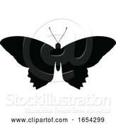 Vector Illustration of Butterfly Insect Animal Silhouette by AtStockIllustration