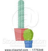 Vector Illustration of Cactus House Plants Houseplants Illustration by AtStockIllustration