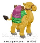 Vector Illustration of Camel Animal Character by AtStockIllustration