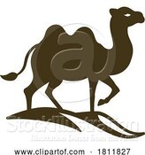 Vector Illustration of Camel Animal Design Illustration Mascot Icon by AtStockIllustration