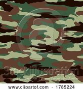 Vector Illustration of Camouflage Military Army Camo Pattern Background by AtStockIllustration