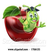 Vector Illustration of Cartoon Caterpillar Character by AtStockIllustration