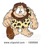 Vector Illustration of Cartoon Caveman Character by AtStockIllustration