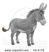Vector Illustration of Cartoon Donkey Animal Character by AtStockIllustration