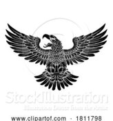 Vector Illustration of Cartoon Eagle by AtStockIllustration