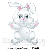 Vector Illustration of Cartoon Easter Bunny Rabbit Cartoon by AtStockIllustration