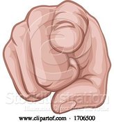 Vector Illustration of Cartoon Hand Pointing at Viewer Wants Needs You Gesture by AtStockIllustration