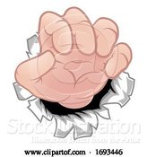 Vector Illustration of Cartoon Monster Claw Hand by AtStockIllustration
