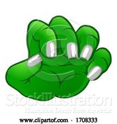 Vector Illustration of Cartoon Monster Claw Hand by AtStockIllustration