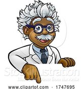 Vector Illustration of Cartoon Scientist by AtStockIllustration