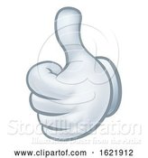 Vector Illustration of Cartoon Thumbs up Glove Hand by AtStockIllustration