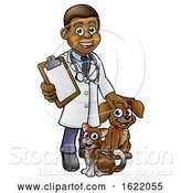 Vector Illustration of Cartoon Vet Character by AtStockIllustration