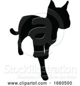 Vector Illustration of Cat Pet Animal Silhouette by AtStockIllustration