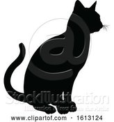 Vector Illustration of Cat Silhouette by AtStockIllustration