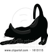 Vector Illustration of Cat Silhouette by AtStockIllustration