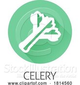 Vector Illustration of Celery Vegetable Food Allergen Icon Concept by AtStockIllustration