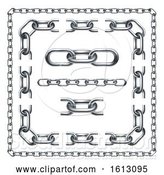 Vector Illustration of Chain Links Graphic Design Set by AtStockIllustration