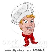 Vector Illustration of Chef Cook Baker Character by AtStockIllustration