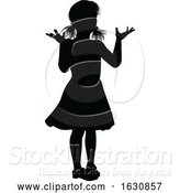 Vector Illustration of Child Kid Silhouette by AtStockIllustration