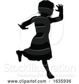 Vector Illustration of Child Kid Silhouette by AtStockIllustration