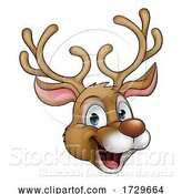 Vector Illustration of Christmas Reindeer Character by AtStockIllustration