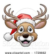 Vector Illustration of Christmas Reindeer Character by AtStockIllustration