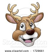 Vector Illustration of Christmas Reindeer Character by AtStockIllustration