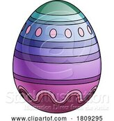 Vector Illustration of Colorful Easter Egg by AtStockIllustration