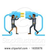 Vector Illustration of Connecting Plug Fitting Together Business Concept by AtStockIllustration