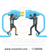 Vector Illustration of Connecting Plug Fitting Together Business Concept by AtStockIllustration