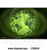 Vector Illustration of Coronavirus Virus Cell Global Pandemic World by AtStockIllustration