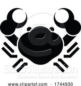 Vector Illustration of Crab Sign Label Icon Concept by AtStockIllustration