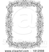 Vector Illustration of Crest Coat Coat of Arms Border Heraldic Frame by AtStockIllustration