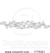 Vector Illustration of Crest Coat of Arms Filigree Heraldic Border Band by AtStockIllustration