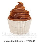 Vector Illustration of Cupcake Chocolate Fair Cake Frosting Cream Muffin by AtStockIllustration