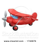 Vector Illustration of Cute Airplane by AtStockIllustration