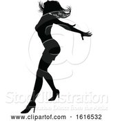 Vector Illustration of Dance Dancer Silhouette by AtStockIllustration