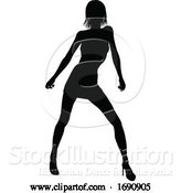 Vector Illustration of Dance Dancer Silhouette by AtStockIllustration